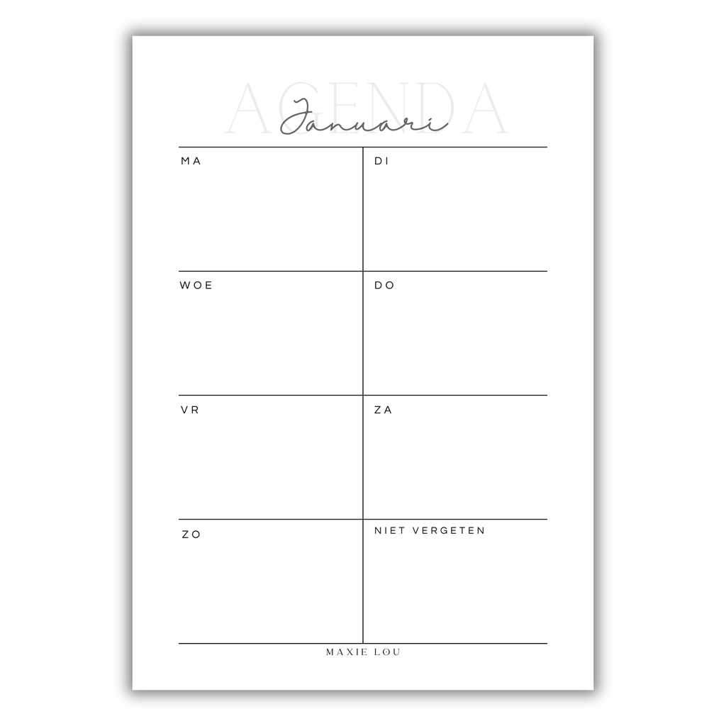 Agenda