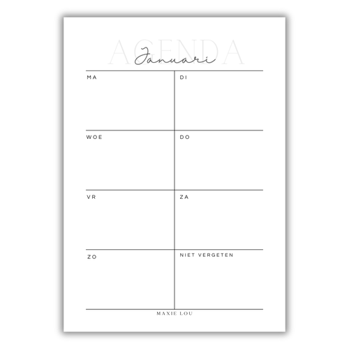 Agenda