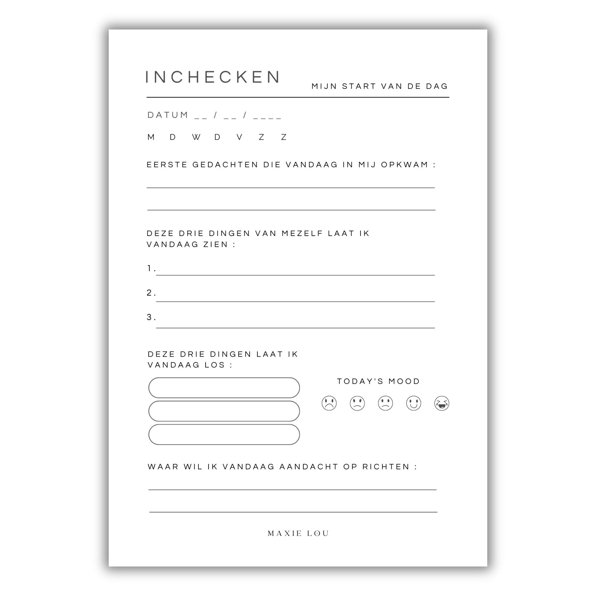 In & Uit Checken