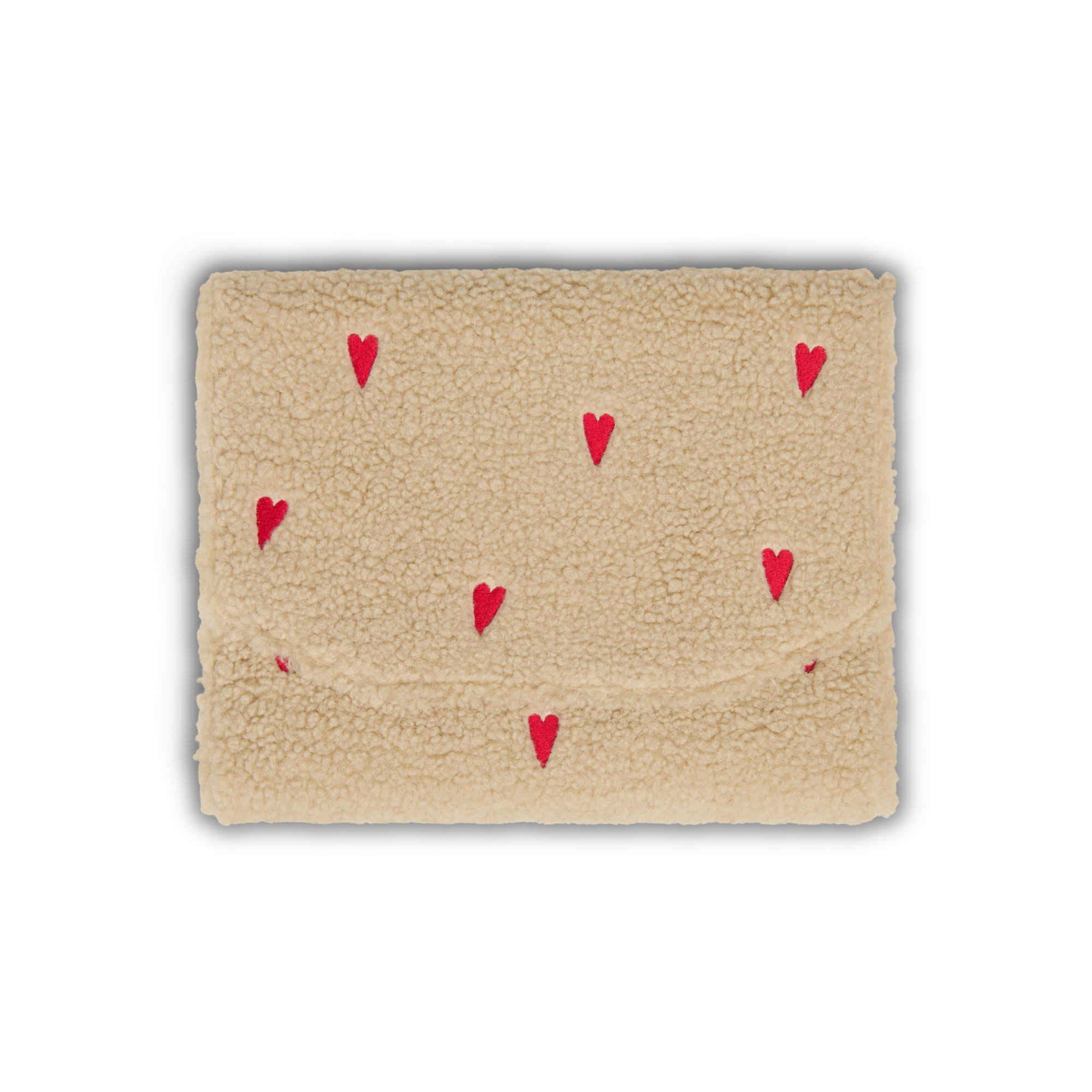 Teddy Red Hearts Binder