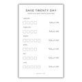 Spaardoel A5 : Save Twenty Day