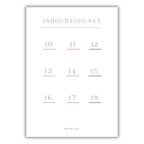 Inhoudsopgave