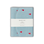 Denim Red Hearts Binder