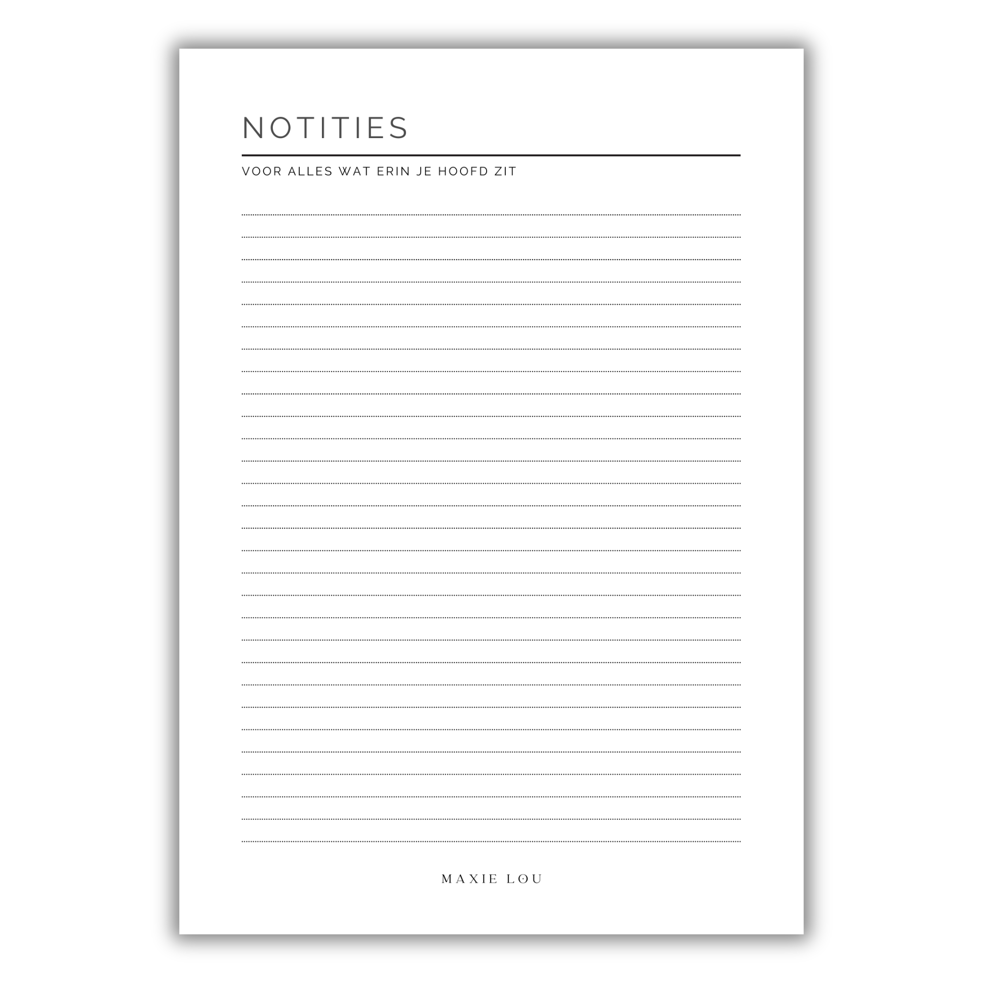 Notities