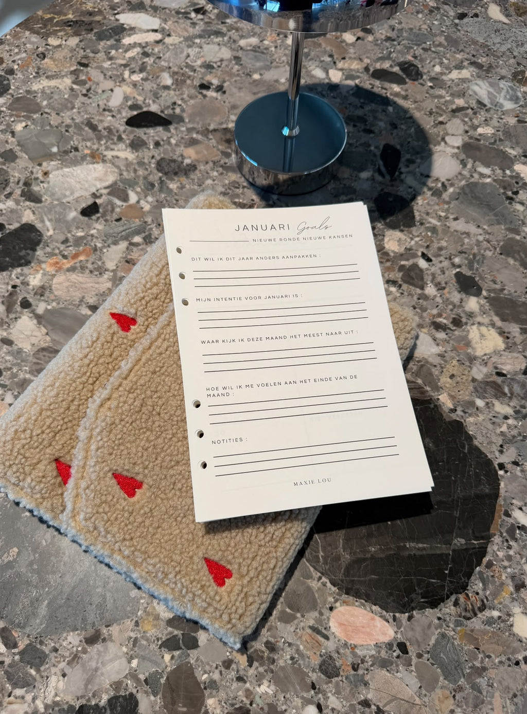Binder + Agenda